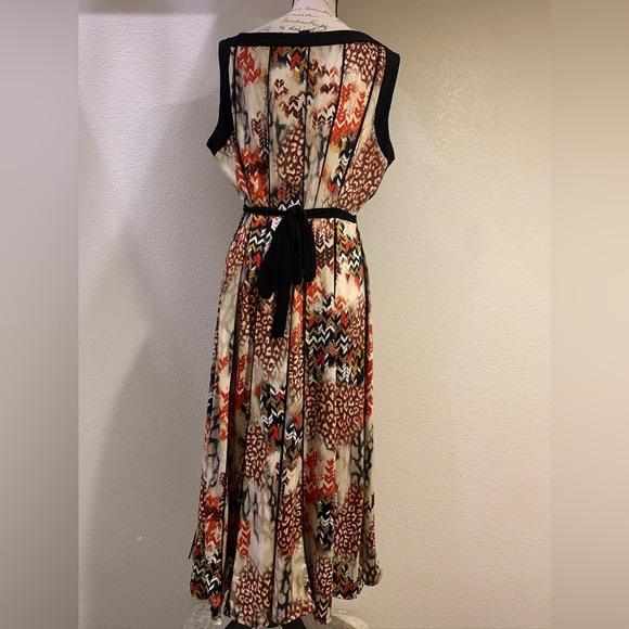 Perceptions Multicolor Patterned Maxi Dress - Picture 2 of 6